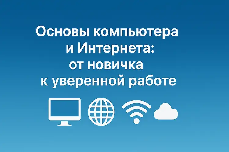 Основы компьютера и Интернета: от новичка к уверенной работе