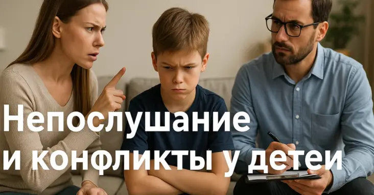 Непослушание и конфликты у детей